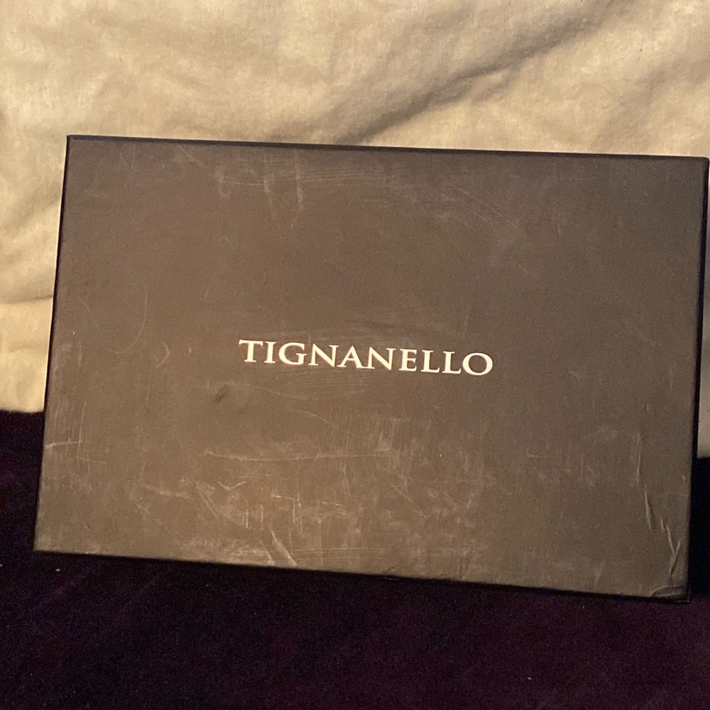 NWT - Tignanello wristlet with strap in dark green